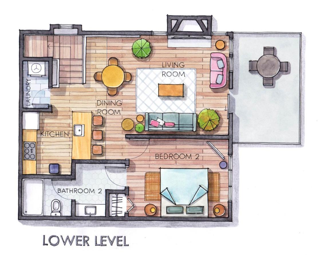 Peaceful 2-Bedroom Townhome Retreat W/Wooded View Galena Exterior foto
